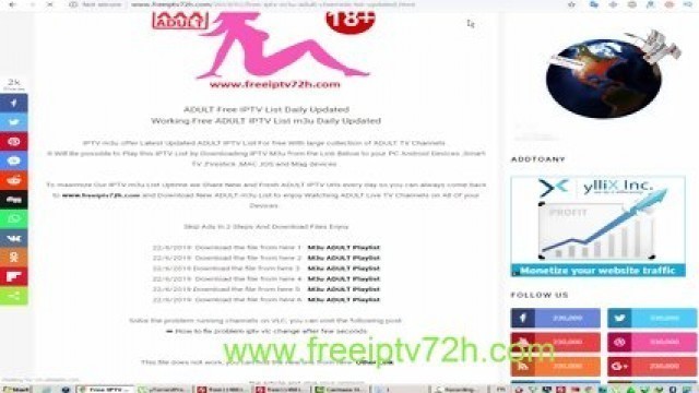 PORNO IPTV HD ADULT IPTV 18 +