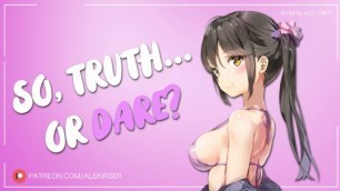 Truth or dare with your SLUTTY Babysitter | Audio ASMR Roleplay