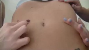 Playing with Megan’s Belly Button