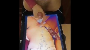 Cumtribute to a Reddit Hot Girl