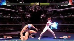 Street Fighter V Arcade Edition Nude Battles #9 Nude Sakura vs Nude Urien