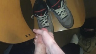 Cum on my Roomates Air Jordans