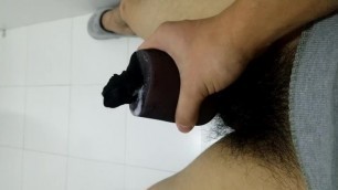Stockings Masturbation Cup first Experience