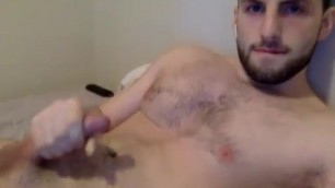 Hairy Cute Boy Cumshow at Chaturbate