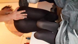 Sexy Teen Legs and Ass in Pantyhose