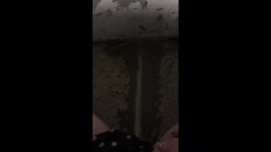 Naughty Pissing in St Louis: little Carpet Mark, Sink, and Parking Garage