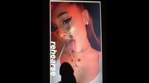 Cumming on Ariana Grande’s Face (cumtribute #1)