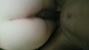 Creamy Pussy Takes Black Cock