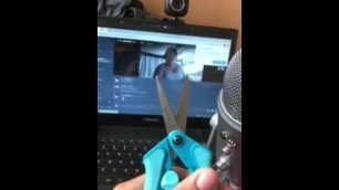 Mexican Fuckboy Gets Caught Fapping with Scissors