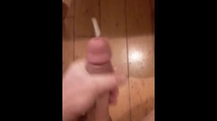 Stroking my Throbbing Cock after a Long Day