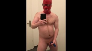 Red Rubber Orgasm - Perverse Teen Filmed by himself