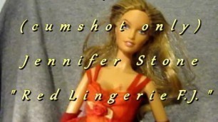 B.B.B. Preview: Jennifer Stone "red Lingerie"(cum Only) AVI no Slomo