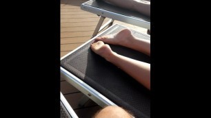 Hot Latina Sisters Feet and Soles on Cruise