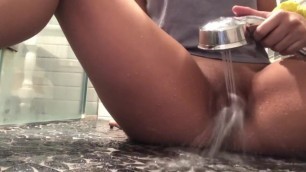 TEEN SHOWER Play with SQUIRT and ORGASM