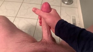 Milking my Big Cock for its 4th Load of the Day